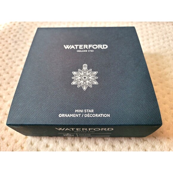 NIB WATERFORD Crystal Christmas Mini Star Ornament 2024 1072428 - Picture 8 of 8